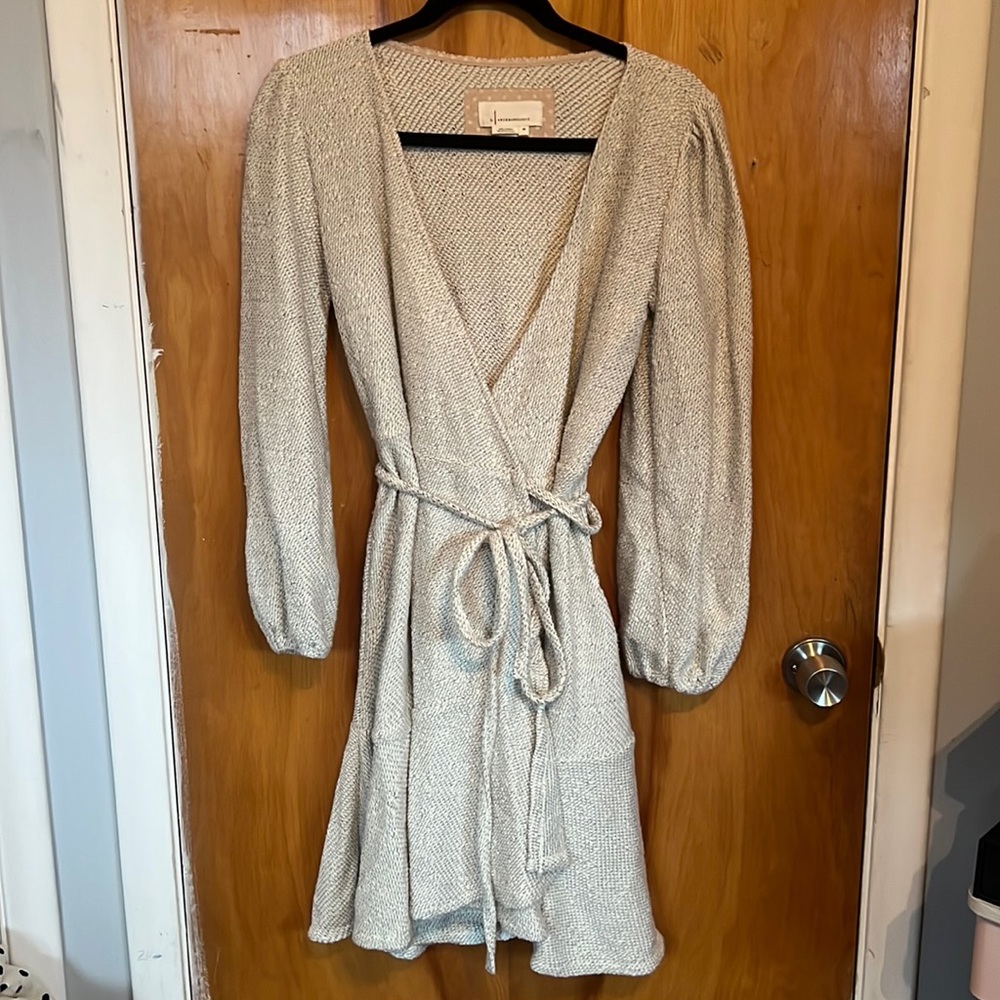 Sweater Wrap Dress